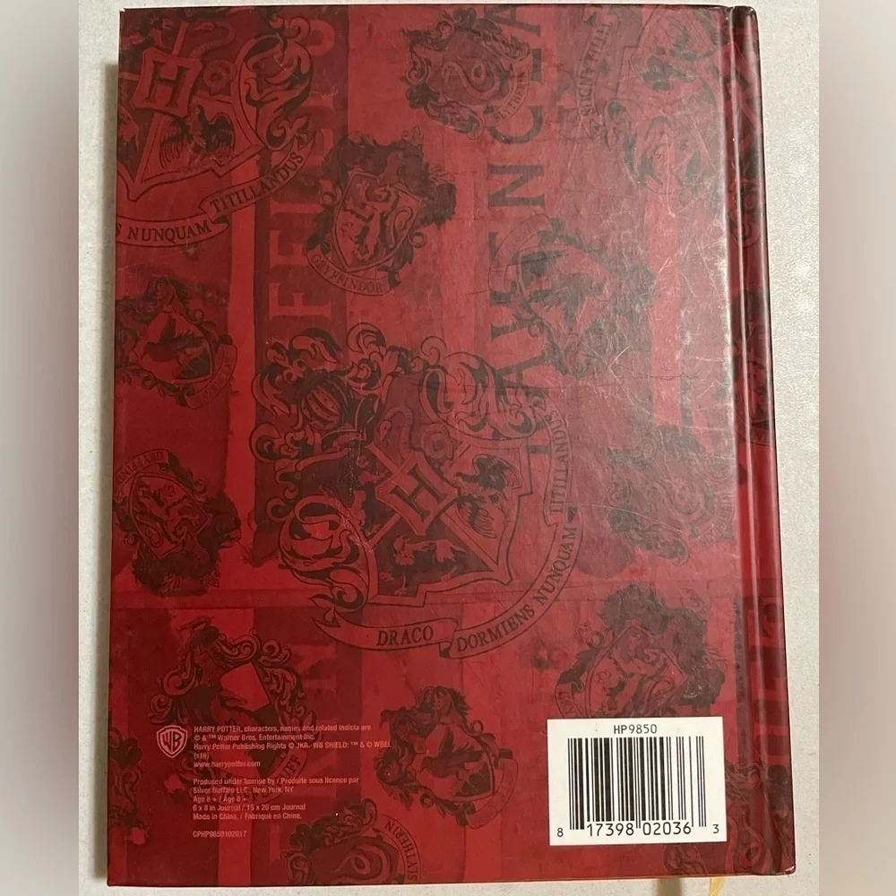 Hardcover Hogwarts Journal Book